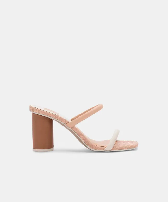 Dolce Vita Noles Heels Natural White Women Heels
