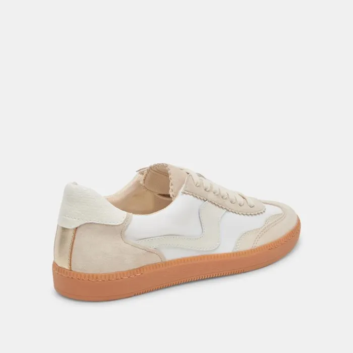 Dolce Vita Notice Wide Sneakers Ivory Multi Nylon Women Sneakers