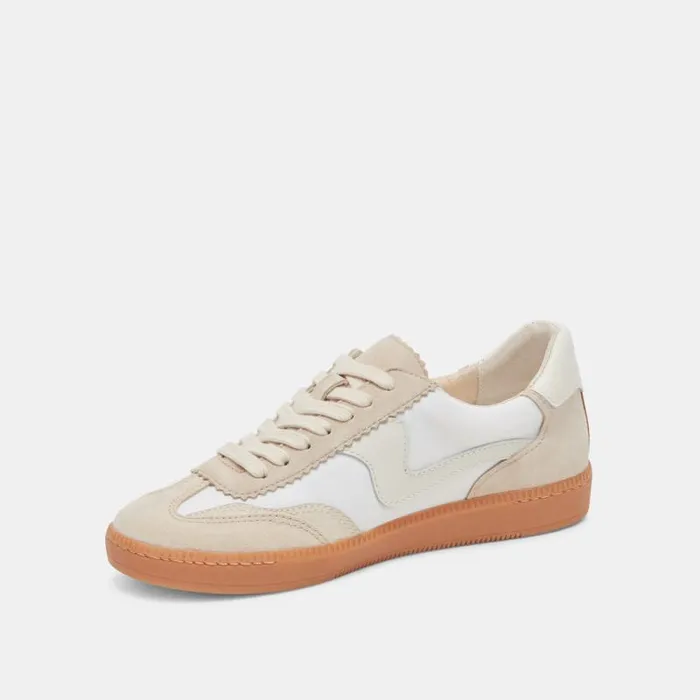 Dolce Vita Notice Wide Sneakers Ivory Multi Nylon Women Sneakers