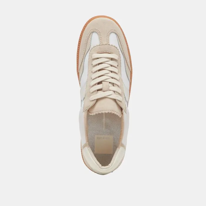 Dolce Vita Notice Wide Sneakers Ivory Multi Nylon Women Sneakers