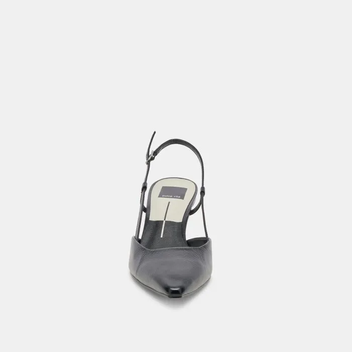 Dolce Vita Odela Heels Midnight Crinkle Patent Women Heels