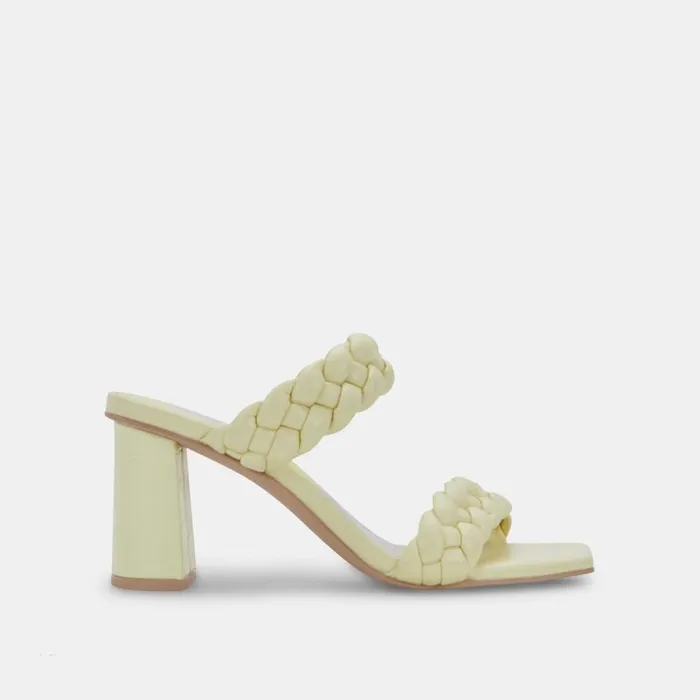 Dolce Vita Paily Heels Lemon Cream Stella Women Heels