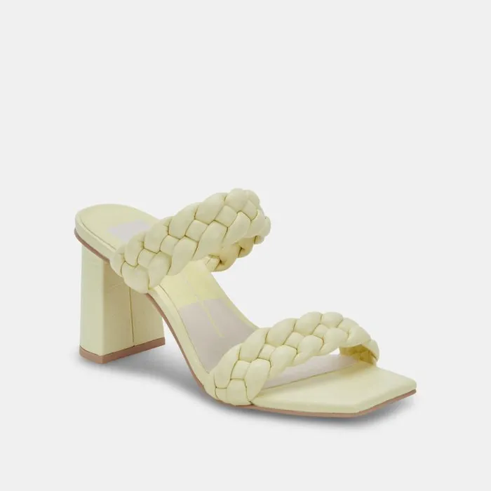 Dolce Vita Paily Heels Lemon Cream Stella Women Heels