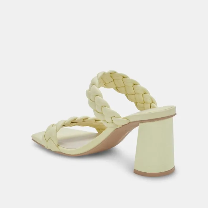 Dolce Vita Paily Heels Lemon Cream Stella Women Heels