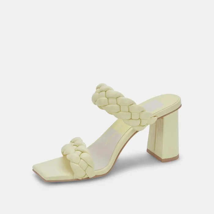 Dolce Vita Paily Heels Lemon Cream Stella Women Heels