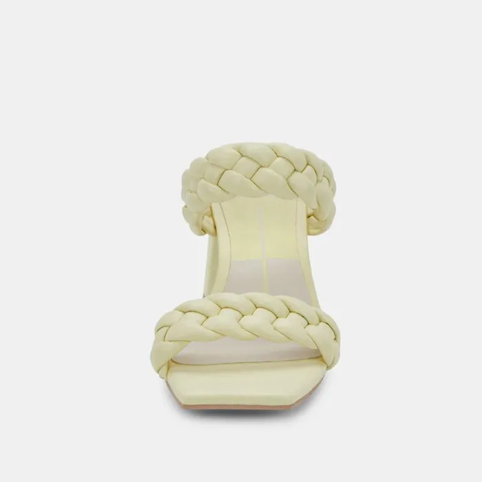 Dolce Vita Paily Heels Lemon Cream Stella Women Heels