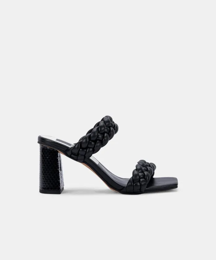 Dolce Vita Paily Heels Stella Black Women Sandals
