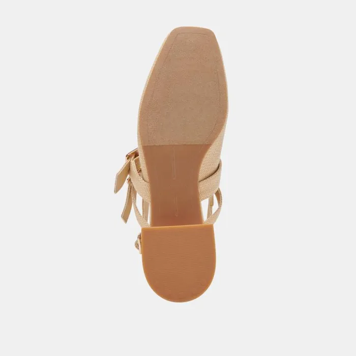 Dolce Vita Patzy Heels Natural Raffia Women Heels