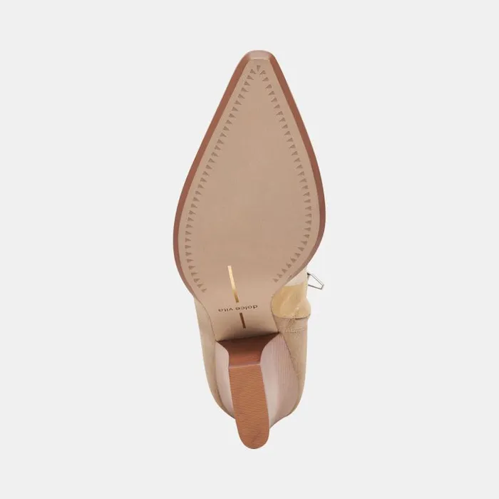 Dolce Vita Ragen Boots Taupe Multi Suede Women Boots and Booties