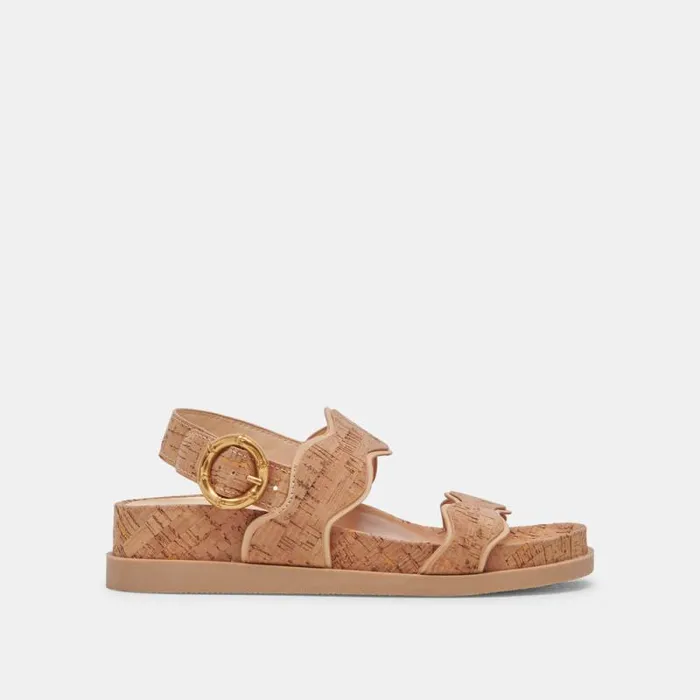 Dolce Vita Sindy Sandals Natural Cork Women Sandals