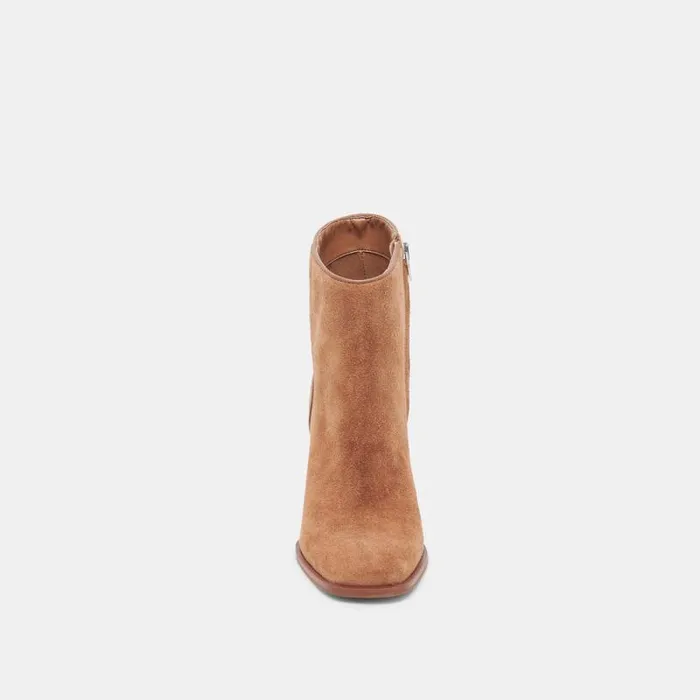 Dolce Vita Susann Booties Chestnut Suede Women Boots and Booties