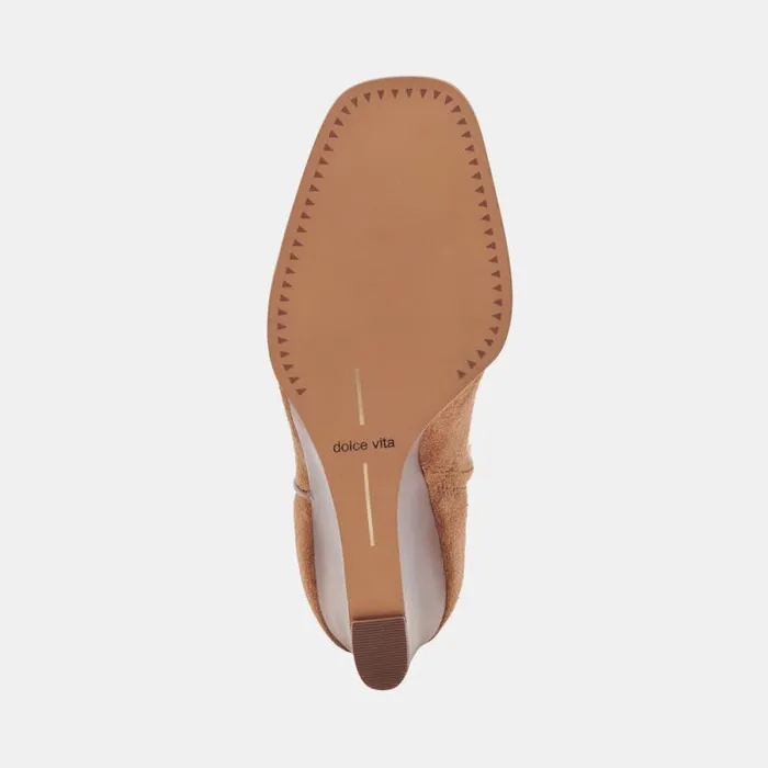Dolce Vita Susann Booties Chestnut Suede Women Boots and Booties