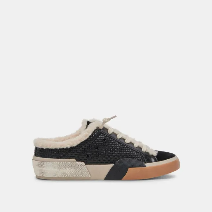 Dolce Vita Zantel Sneakers Black Woven Women Sneakers