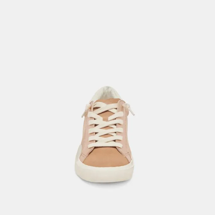 Dolce Vita Zina Sneakers Bronze Embossed Leather Women Sneakers