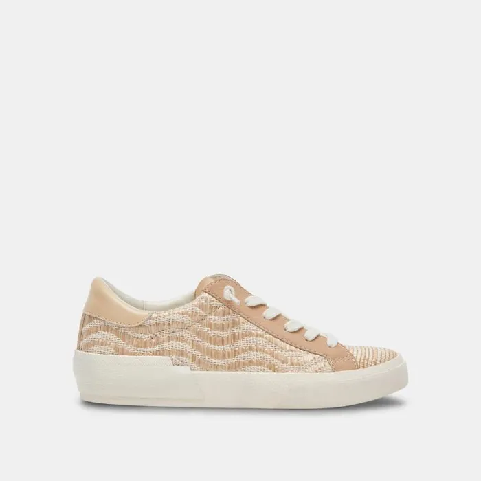 Dolce Vita Zina Sneakers Wheat Raffia Women Sneakers