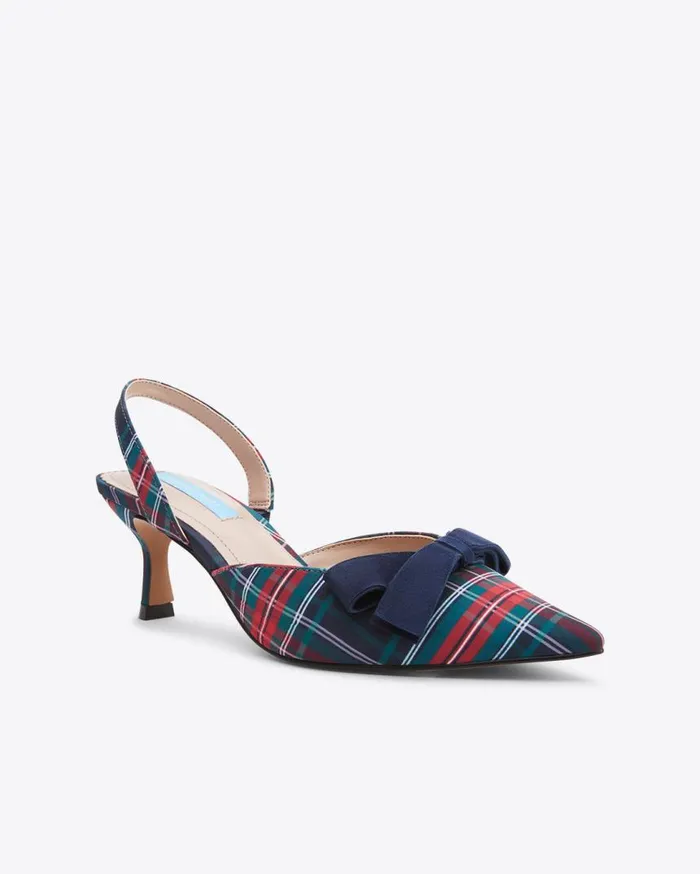 Draper James Books Women Tess Slingback In Georgia Plaid