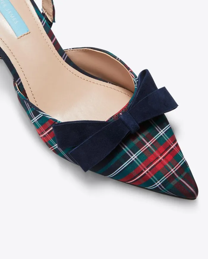 Draper James Books Women Tess Slingback In Georgia Plaid