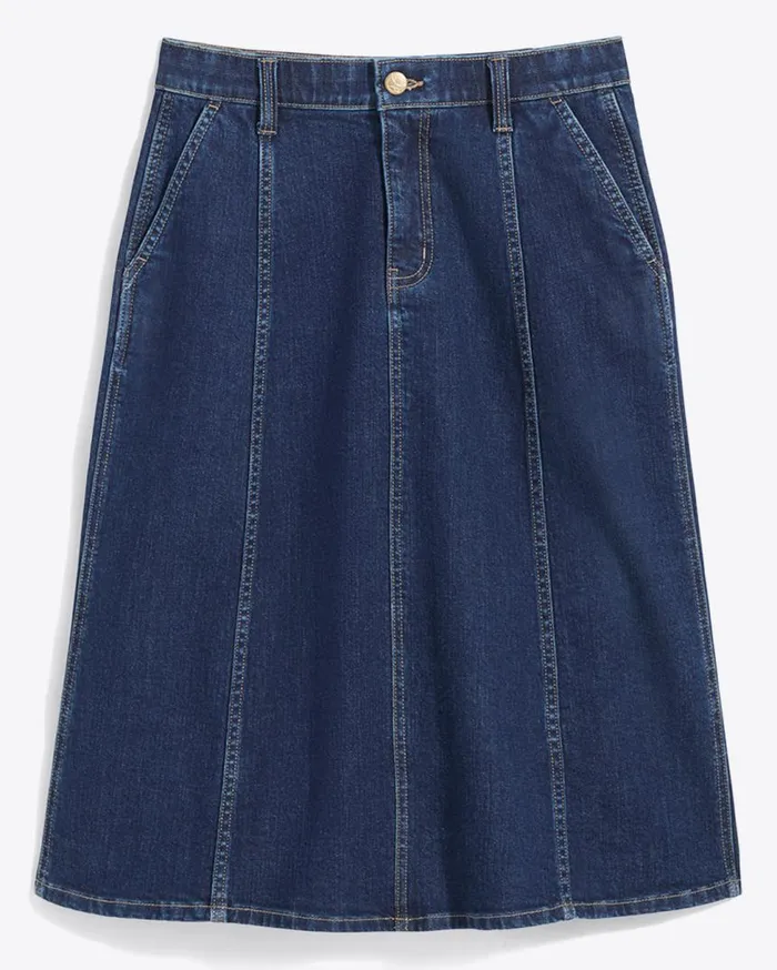 Draper James Bottoms and Skirts Women Denim Seamed Skirt