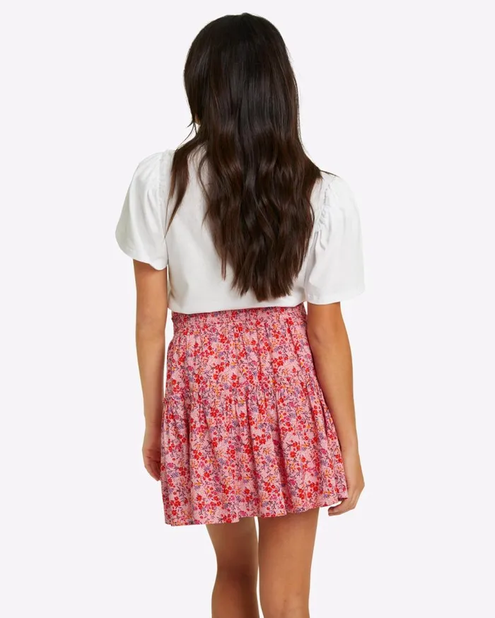 Draper James Bottoms and Skirts Women Pull On Mini Skirt In Blue Aster
