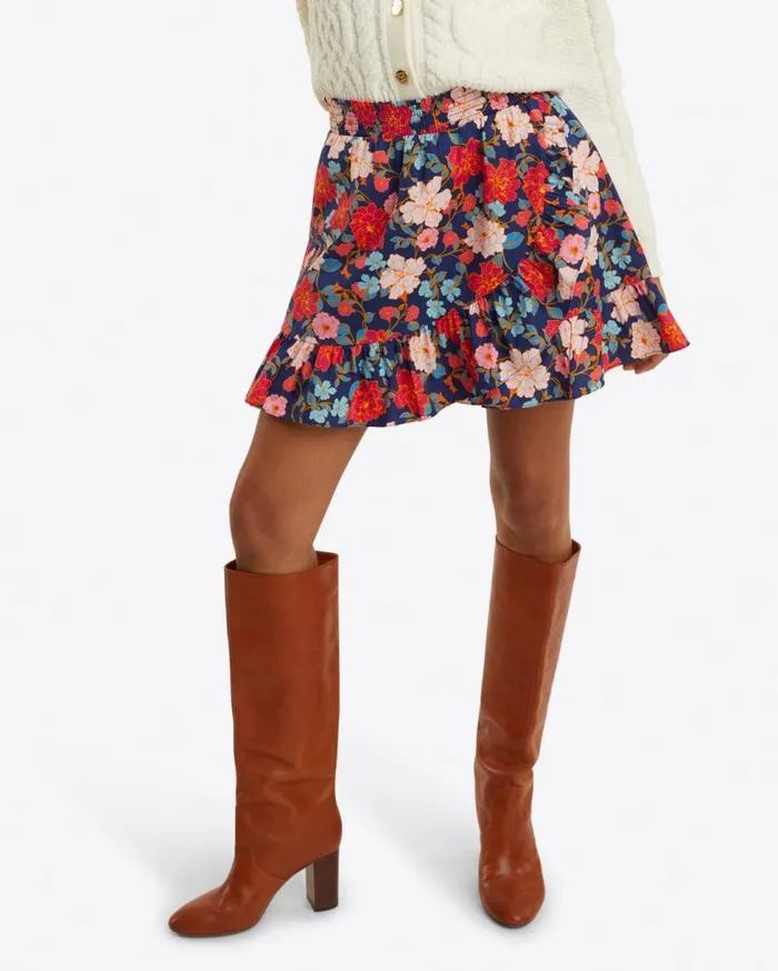 Draper James Bottoms and Skirts Women Ruffle Wrap Skirt In Stretch Poplin