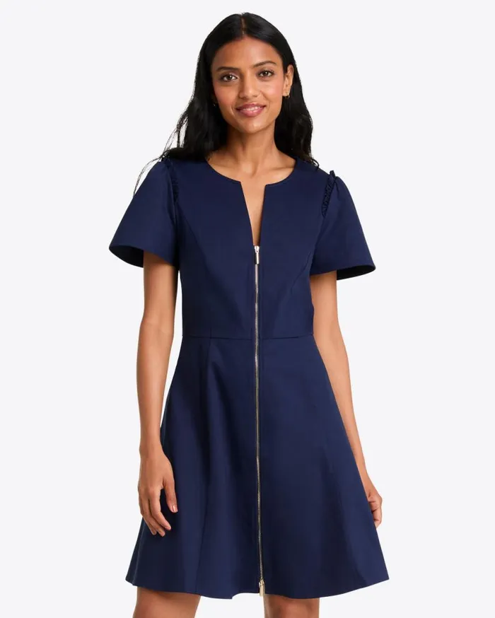 Draper James Dresses Women Mae Love Circle Dress In Navy