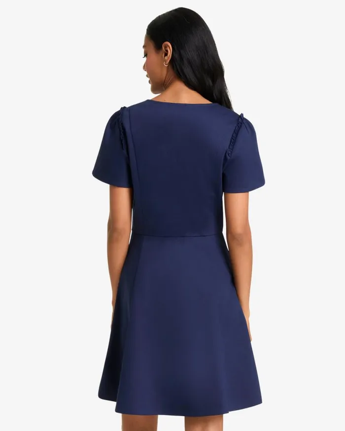 Draper James Dresses Women Mae Love Circle Dress In Navy