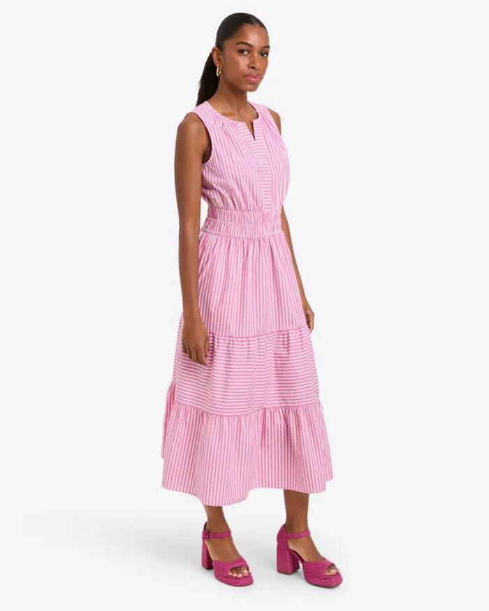Draper James Extended Sizes Women Delilah Midi Dress In Crisp Cotton