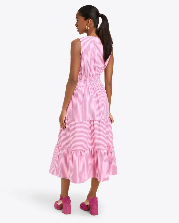 Draper James Extended Sizes Women Delilah Midi Dress In Crisp Cotton