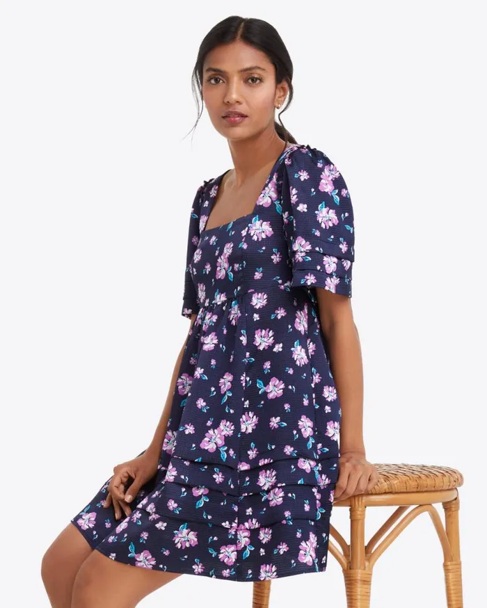 Draper James Extended Sizes Women Dottie Babydoll Dress In Zinnia