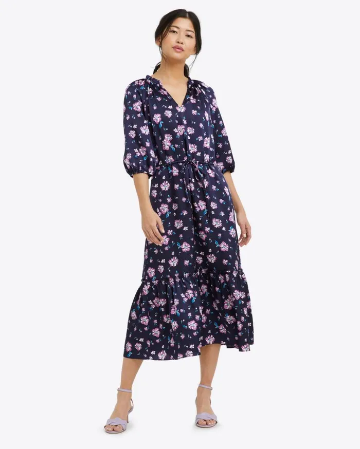 Draper James Extended Sizes Women Martina Midi Dress In Zinnia