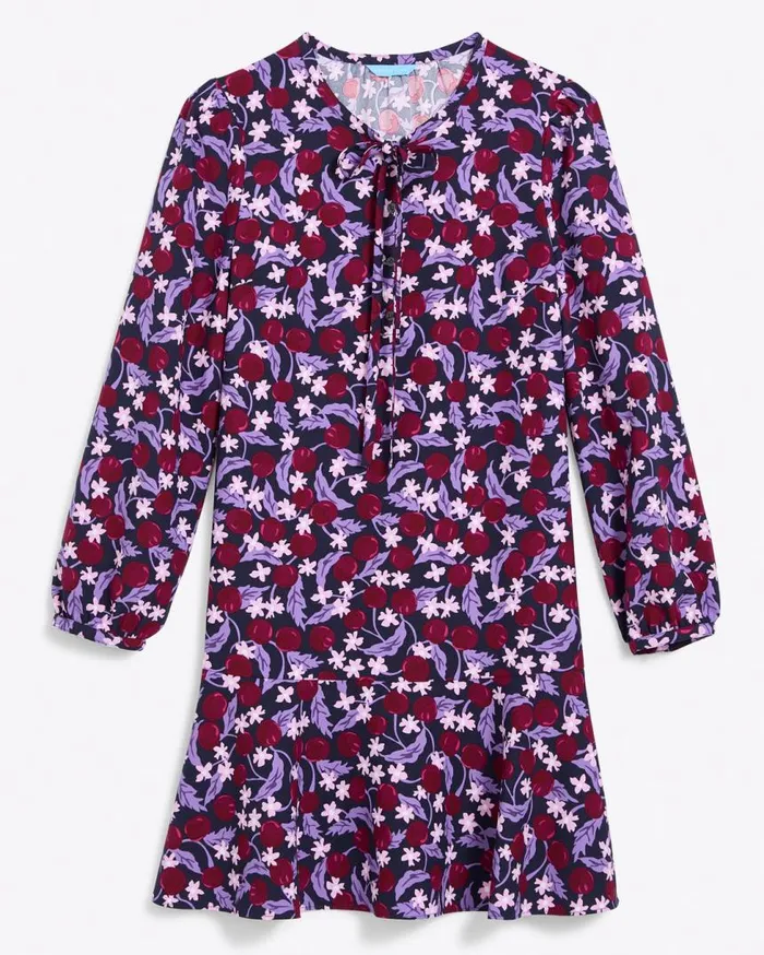 Draper James Extended Sizes Women Rosanne Shift Dress In Plum Floral