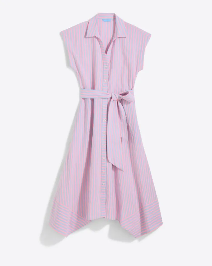 Draper James Extended Sizes Women Trisha Handkerchief Dress In Seersucker Stripe