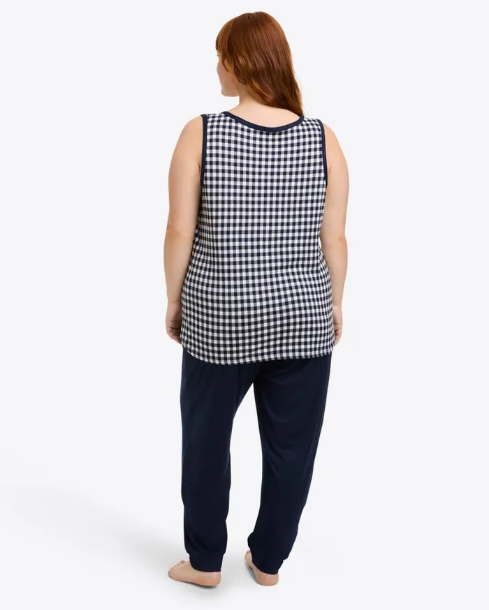 Draper James Lounge and Pajamas Women Hillary Pajama Set In Gingham