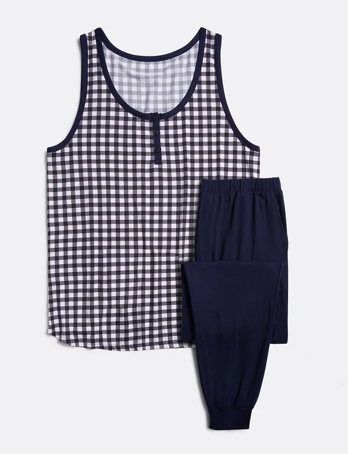 Draper James Lounge and Pajamas Women Hillary Pajama Set In Gingham