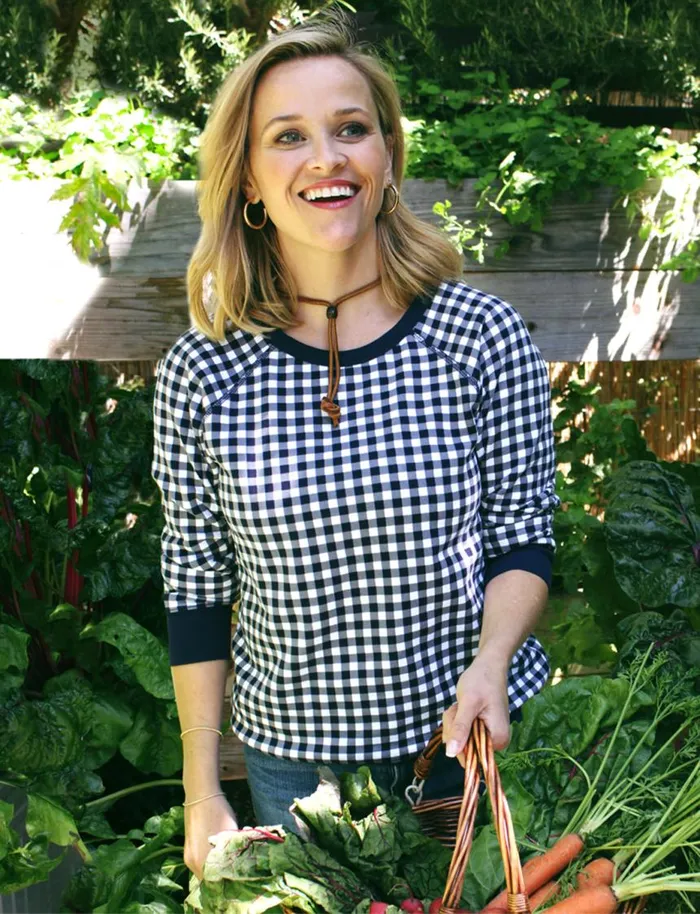 Draper James Lounge and Pajamas Women Natalie Sweatshirt In Gingham