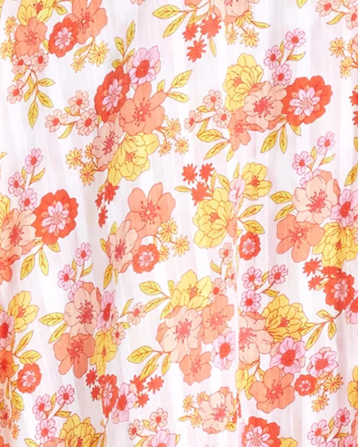 Draper James Midi and Maxi Women Naomi Wrap Dress In Field Blossom
