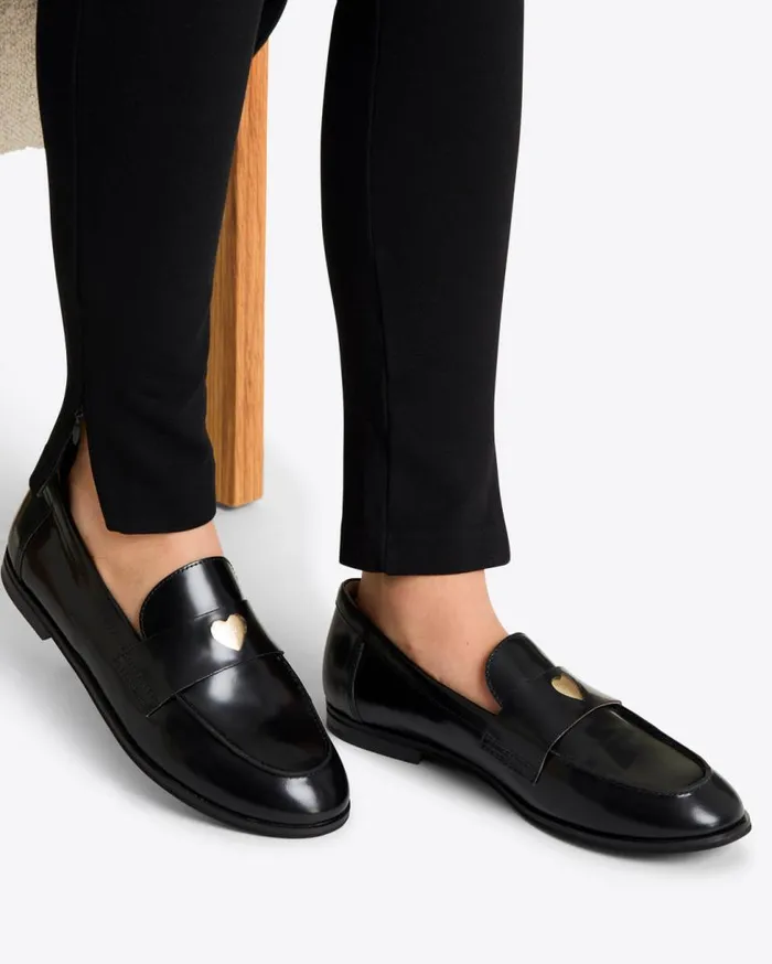 Draper James Shoes Women Jonah Gold Heart Loafer