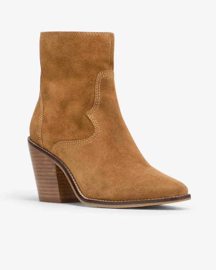 Draper James Shoes Women Randall Boot In Cognac Suede