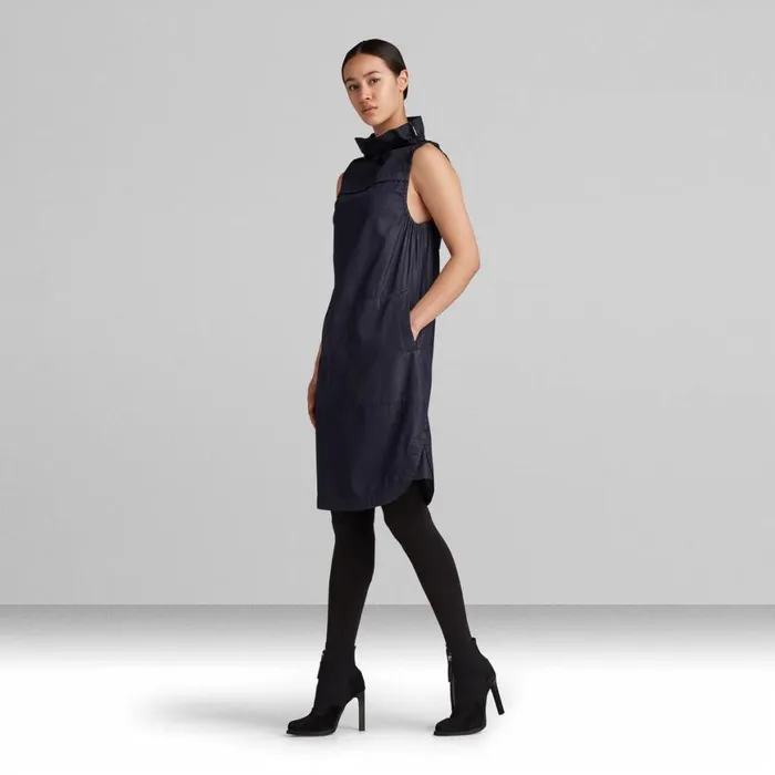 Dresses Women GStar RAW Millery Mock Dress Rinsed