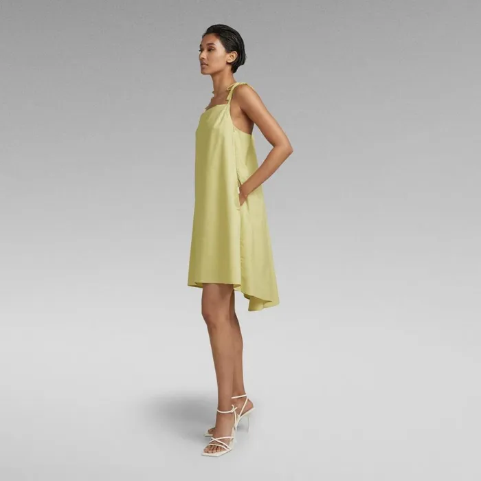 Dresses Women GStar RAW Para Simple Short Dress Leek Green