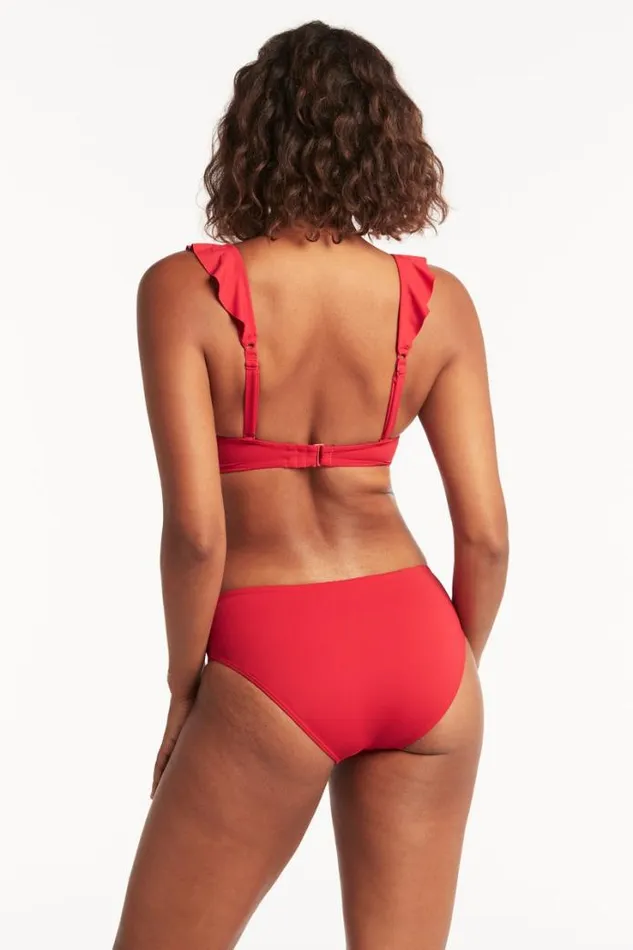 Eco Essentials Regular Bikini Pant Eco Essentials Red Women Sea Level Bottoms Eco Essentials Regular Bikini Pant Eco Essentials Red Women Sea Level Bottoms