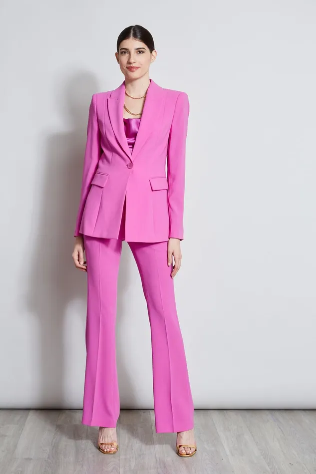 Elie Tahari Jackets and Blazers Single Button Blazer Peony 8211 Women