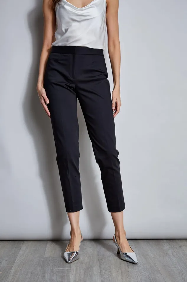 Elie Tahari Pants Slim Cotton Pocket Pant Black 8211 Women