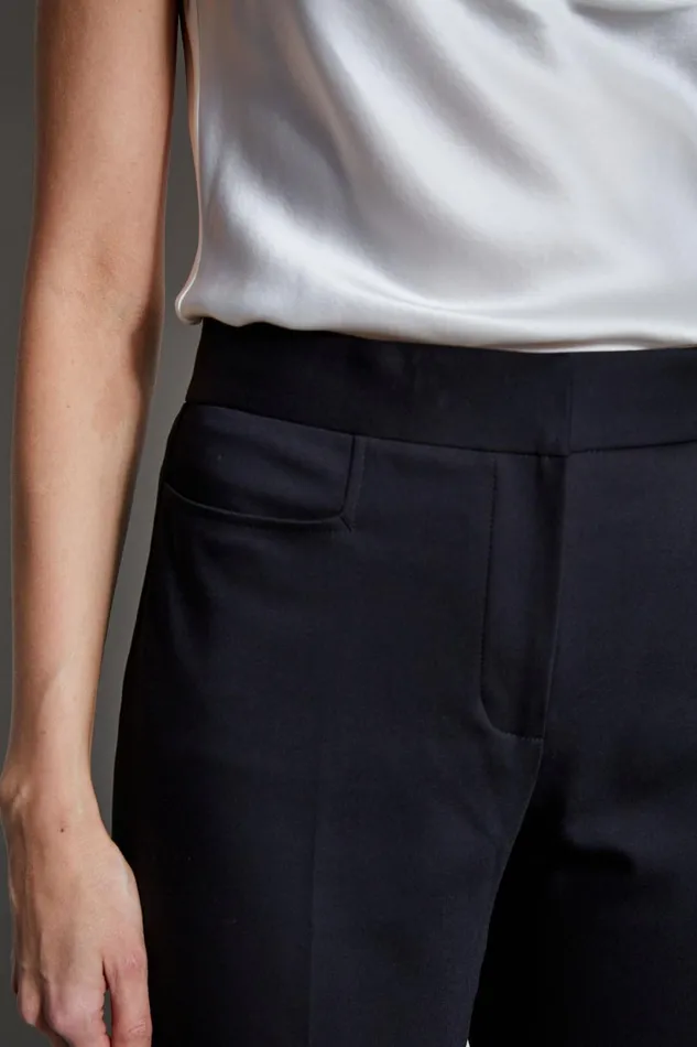 Elie Tahari Pants Slim Cotton Pocket Pant Black 8211 Women