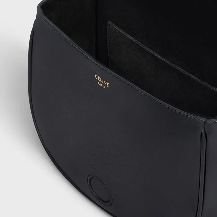 Folco Cuir Triomphe In Smooth Calfskin Black Women CELINE CUIR TRIOMPHE Folco Cuir Triomphe In Smooth Calfskin Black Women CELINE CUIR TRIOMPHE