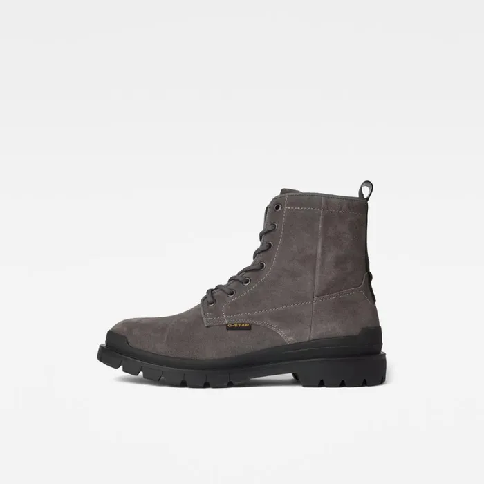 Footwear Men GStar RAW Blake High Suede Boots Grey