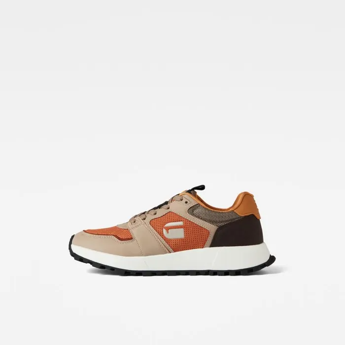 Footwear Men GStar RAW Theq Run TPU Perforation Sneakers Taupeorange