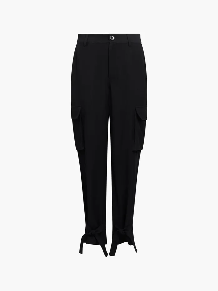 French Connection Bella Twill Trousers Blackout Woman Trousers
