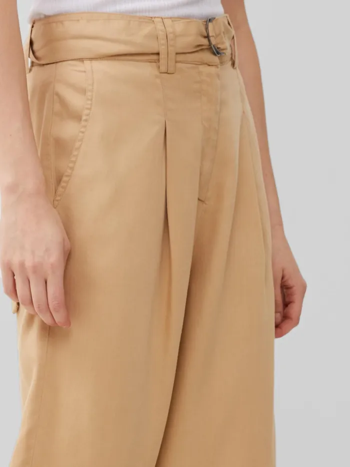 French Connection Elkie Twill Trousers Biscotti Woman Coords