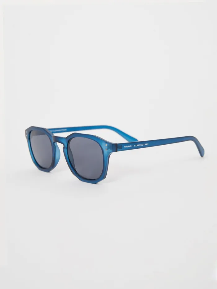 French Connection Faceted Preppy Sunglasses Seamoss Man Sunglasses